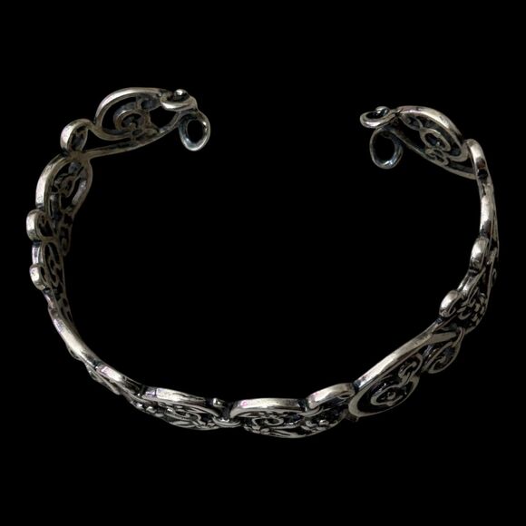 Carolyn Pollack Relios Changing Seasons Size 7 Sterling Cuff Bracelet - Picture 3 of 6